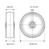 Roata poliamida 80 mm - 150 kg TENTE UAR080x38-Ø12 HL44,4 grey [2]
