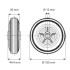 Roata polipropilena 100 mm - 75 kg TENTE PVO100x35-Ø12 [2]