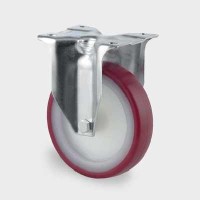Roata din poliamida fixa 80 mm - 100 kg TENTE 3478UAR080P62 red