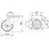 Roata din poliamida pivotanta 80 mm - 200 kg TENTE 3470UOO080P62 [2]