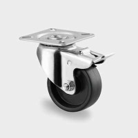 Roata pivotanta poliuretan cu frana 50 mm - 40 kg TENTE 2475UOO050-P40