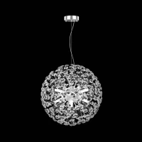 Candelabru Cristal MINUET 8x G9, Diametru 40cm, Crom Lucios, Inaltime Reglabila Candelabru Cristal MINUET 8x G9, Diametru 40cm, Crom Lucios, Inaltime Reglabila