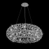 Candelabru Cristal MINUET 12x G9, Diametru 60cm, Argintiu Lucios, Inaltime Reglabila [2]