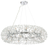 Candelabru Cristal MINUET 12x G9, Diametru 60cm, Argintiu Lucios, Inaltime Reglabila [3]