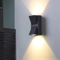 Aplica LED Scarlat Exterior, 6W, Negru, Metal, IP65, 3000K Aplica LED Scarlat Exterior, 6W, Negru, Metal, IP65, 3000K