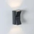 Aplica LED Scarlat Exterior, 6W, Negru, Metal, IP65, 3000K [2]