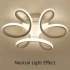 Lustra LED PANZEA 36W, lumina Rece/Calda/Neutra, Alb [3]