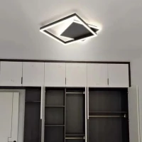 Lustra LED cu telecomanda SCIOSO 104W, lumina Rece/Calda/Neutra, Dimabila, Negru Lustra LED cu telecomanda SCIOSO 104W, lumina Rece/Calda/Neutra, Dimabila, Negru
