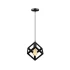 Lustra Forma Cub, STRUKTUR Uno, 1x E27, Negru, Suspendat, Metal [2]