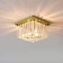Lustra Cristal MARTINEZ Linear Luxe, Diametru 35cm, 4x E14, Auriu Lucios [2]
