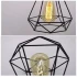Lustra Forma Diamant, STRUKTUR, 3xE27, Negru, Metal [3]