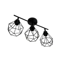 Lustra Ailyn 3x E27 Negru Lustra Ailyn 3x E27 Negru