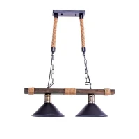 Lustra Traditionala, 2xE27, Maro, Metal si Sfoara Lustra Traditionala, 2xE27, Maro, Metal si Sfoara