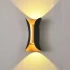 Aplica LED de Exterior Pauline, 10W, Metal, Negru si Auriu [4]