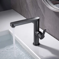 Baterie Lavoar, Alama Sanitara, Negru, 9107H Baterie Lavoar, Alama Sanitara, Negru, 9107H