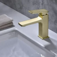 Baterie Lavoar Monocomanda Cartus Ceramic Alama Sanitara Auriu Satin Racorduri si Kit Fixare Incluse 9807D Baterie Lavoar Monocomanda Cartus Ceramic Alama Sanitara Auriu Satin Racorduri si Kit Fixare Incluse 9807D