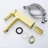 Baterie Lavoar Monocomanda Cartus Ceramic Alama Sanitara Auriu Satin Racorduri si Kit Fixare Incluse 9807D [4]