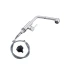 Baterie bucatarie cu dus extractibil Starke CF019, monocomanda, inox, cartus ceramic, satinat [3]