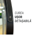Oglinda LED Rotunda, 11W, 60cm, Micah Senzor MotionGlow Marcello, Sistem Dezaburire, Ceas & Termometru, Lupa Cosmetica, Dimabila [2]