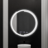 Oglinda LED Rotunda, 60cm, Senzor MotionGlow Consuel Marcello, Sistem Dezaburire, Ceas & Termometru, Dimabila [3]