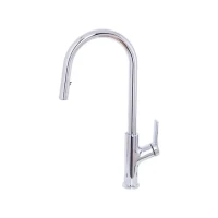 Baterie Bucatarie cu Dus Extractabil, Inox SUS304, Crom, FJ5543 Baterie Bucatarie cu Dus Extractabil, Inox SUS304, Crom, FJ5543