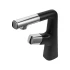 Baterie Lavoar cu Dus Extractibil, Alama Sanitara, Crom si Negru, MP016H/C [2]