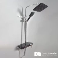 Coloana Dus Afisaj LCD Inox Negru Argintiu SJG/006 Coloana Dus Afisaj LCD Inox Negru Argintiu SJG/006