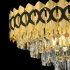 Candelabru Cristal Evangeline Auriu Negru 10XE14 Inaltime Reglabila [2]