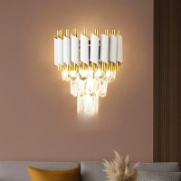 Aplica Candelabru Cristal VERSAILLES Piccolo, 2xE14, Alb Aplica Candelabru Cristal VERSAILLES Piccolo, 2xE14, Alb