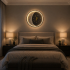 Aplica LED Decorativa Luna Diametru 40CM Lumina Rece/Neutra/Calda Black [2]
