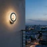 Aplica LED NOVA Rotonda, 16W, Negru & Inox, lumina Calda/Rece/Neutra [3]