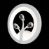 Aplica LED DAISY, 14W, Lumina Rece/Calda/Neutra, Alb cu Cristal [4]