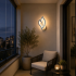 Aplica LED LILY 14W Petala Lumina Rece/Calda/Neutra Acril si Metal Alb [2]
