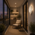 Aplica LED ORCHID 15W Petala Lumina Rece/Calda/Neutra Acril Metal Alb [3]