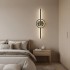 Aplica LED Decorativa CERBOS, 42W, 60cm, Lumina Calda / Neutra/ Rece, Negru, Metal si Acril [2]