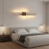 Aplica LED Decorativa FENG, 19W, 60cm, Lumina Calda / Neutra/ Rece, Negru, Metal si Acril [2]