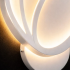 Aplica LED de Perete Tulip 15W, Lumina Rece/Calda/Neutra 3000K/4000K/6000K, Alb, Metal si Acril [2]