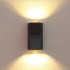 Aplica LED de Exterior si Interior, 6W, 2 Surse x 5W, IP65, ABS, Negru, 3000K, AX100/2BK [4]