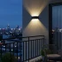 Aplica LED Exterior Ellis, 8W, 8 Surse de lumina, Lumina Calda, Negru [3]