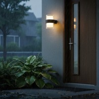 Aplica LED Exterior MIRA, 9W, 2 Surse de lumina, Lumina Calda, Negru Aplica LED Exterior MIRA, 9W, 2 Surse de lumina, Lumina Calda, Negru