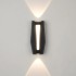 Aplica LED AX218 de Exterior si Interior, 2 Surse x 8W, Metalic, Negru, 3000K [2]