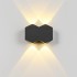Aplica LED AX231, Exterior si Interior, 4 Surse, 10W, Negru, 3000K [3]