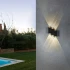 Aplica LED AX232, Exterior, 6 Surse, 6W, Negru, 3000K [3]