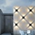 Aplica LED AX240, Exterior, 4 Surse, 4W, Negru, 3000K [3]