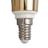 Bec LED E14 Lumanare, 12W, Lumina Calda, 3000K, Auriu [2]