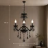 Candelabru Cristal ALNWICK Eleganza, 5xE14, Diametru 48cm, Negru, Inaltime Reglabila [3]