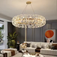 Candelabru Cristal SEGOVIA Magno 12x E14, Diametru 60cm, Auriu Lucios, Inaltime Reglabila Candelabru Cristal SEGOVIA Magno 12x E14, Diametru 60cm, Auriu Lucios, Inaltime Reglabila