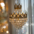 Candelabru Cristal REGALITE Petito, 3XE14, Diametru 26cm, Auriu Lucios, Inaltime Reglabila [3]