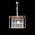 Candelabru Cristal Petito, 1676/350, 3xE14, Auriu Lucios, Inaltime Reglabila, Metal si Cristal [3]