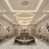 Candelabru Cristal, KENSINGTON Magno, 111W, Auriu, 2 elemente, Inaltime reglabila, Lumina Calda/Rece/Neutra [2]